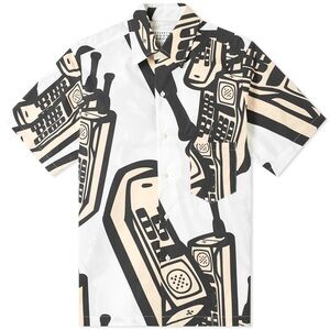 MAISON MARGIELA
Cotton Phone Print Shirt In White
